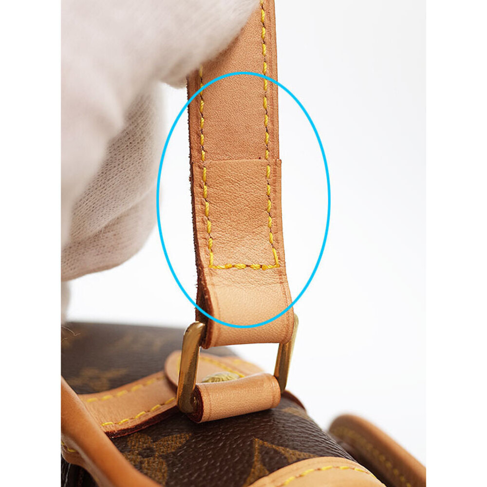 Louis Vuitton Leather Sologne Brown Shoulder Monogram Bag - Picture 7 of 8